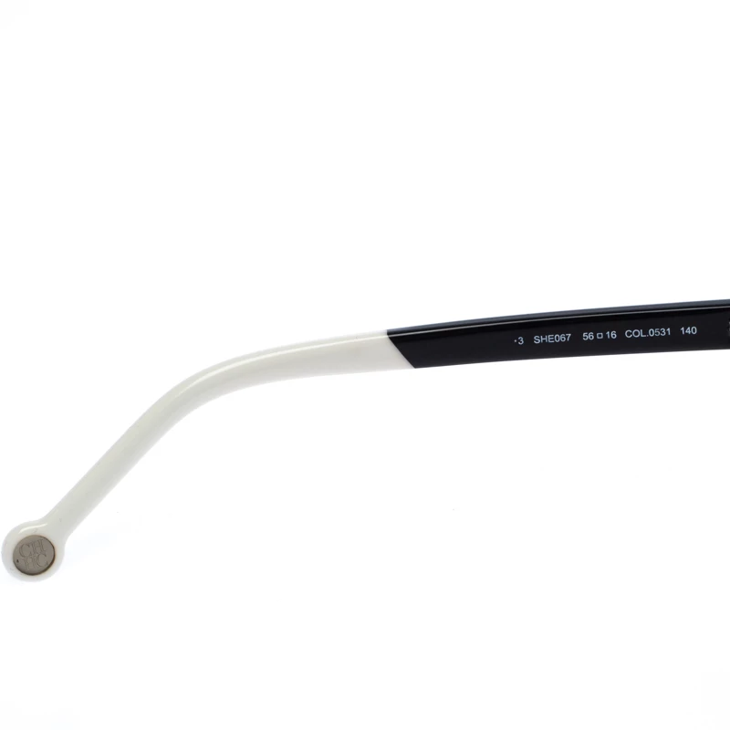 Carolina Herrera Black/White Gradient SHE067 Square Sunglasses Men