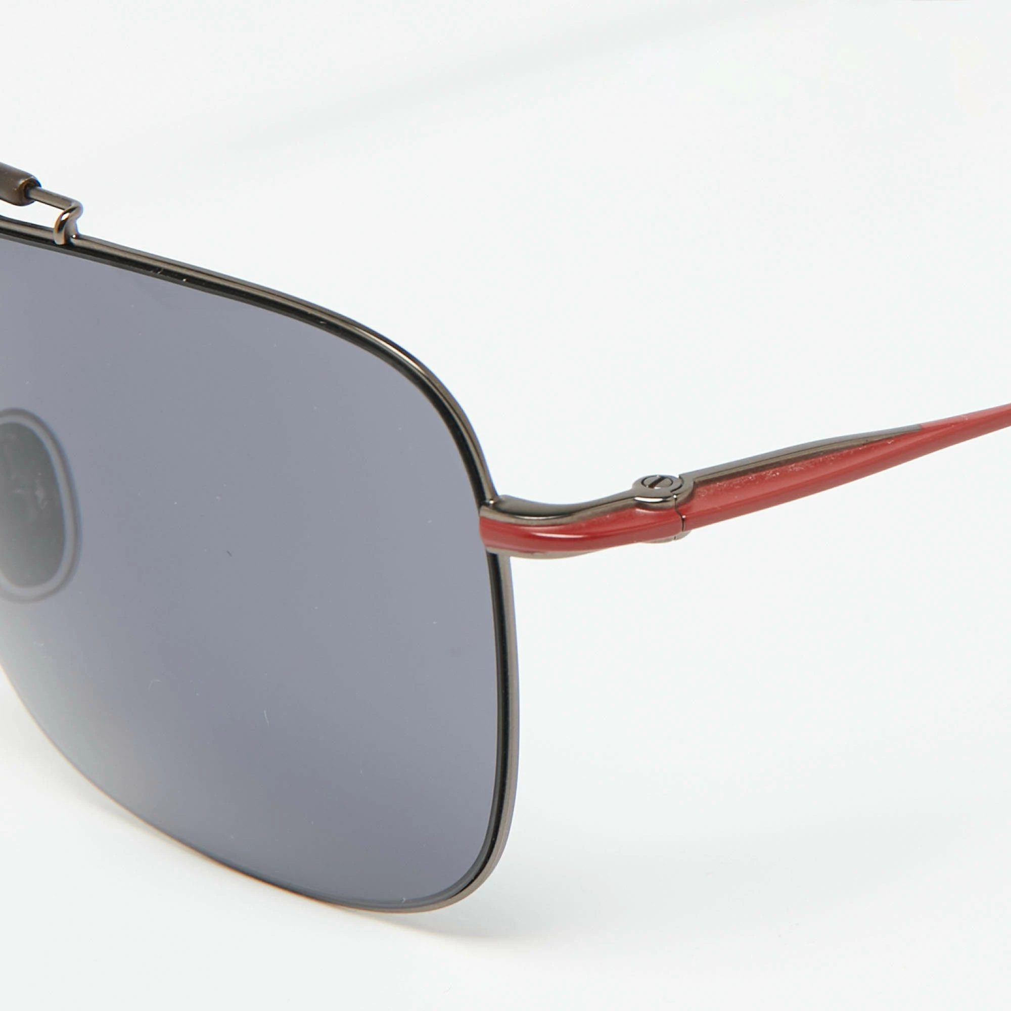 Carolina Herrera Brown Havana SHE159 Aviator Sunglasses Men