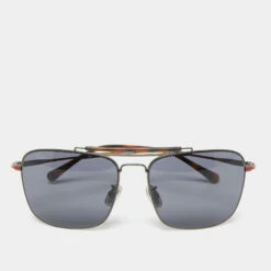 Carolina Herrera Brown Havana SHE159 Aviator Sunglasses Men