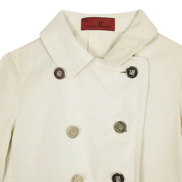 Carolina Herrera Cotton Jacket XS Men - White 7 Carolina Herrera Cotton Jacket XS Men - White - Image 7