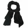 Carolina Herrera Black Monogram Scarf Uncategorized
