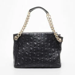 Carolina Herrera Monogram Chain Handle Tote Uncategorized