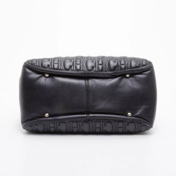 Carolina Herrera Monogram Chain Handle Tote Uncategorized