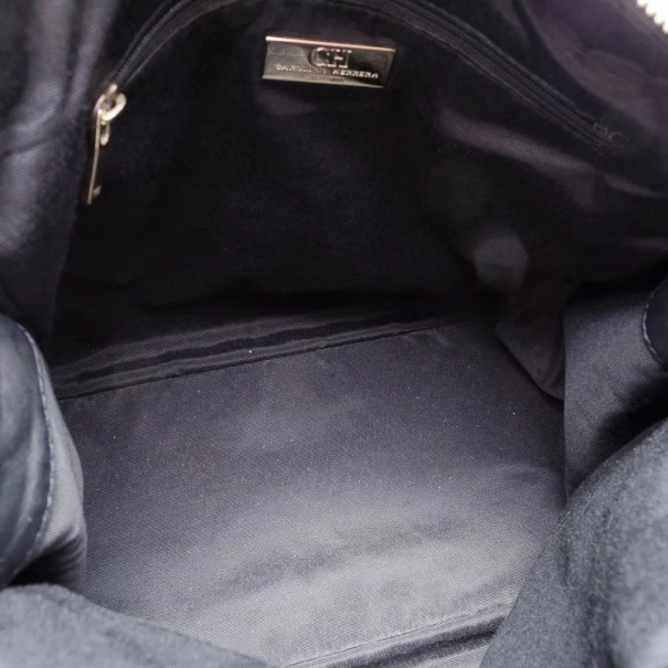 Carolina Herrera Monogram Chain Handle Tote Uncategorized