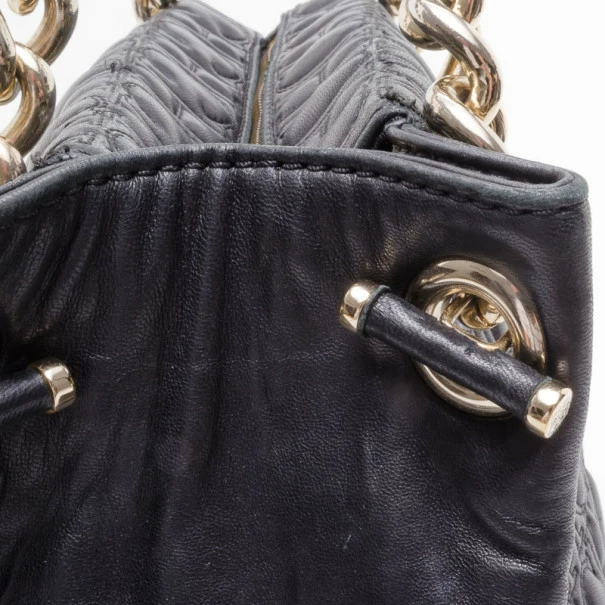 Carolina Herrera Monogram Chain Handle Tote Uncategorized