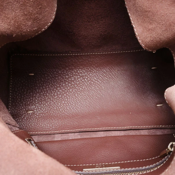 Carolina Herrera Brown Monogram Messenger Uncategorized