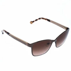 Carolina Herrera Brown/Beige Gradient SHE067 Square Sunglasses Women
