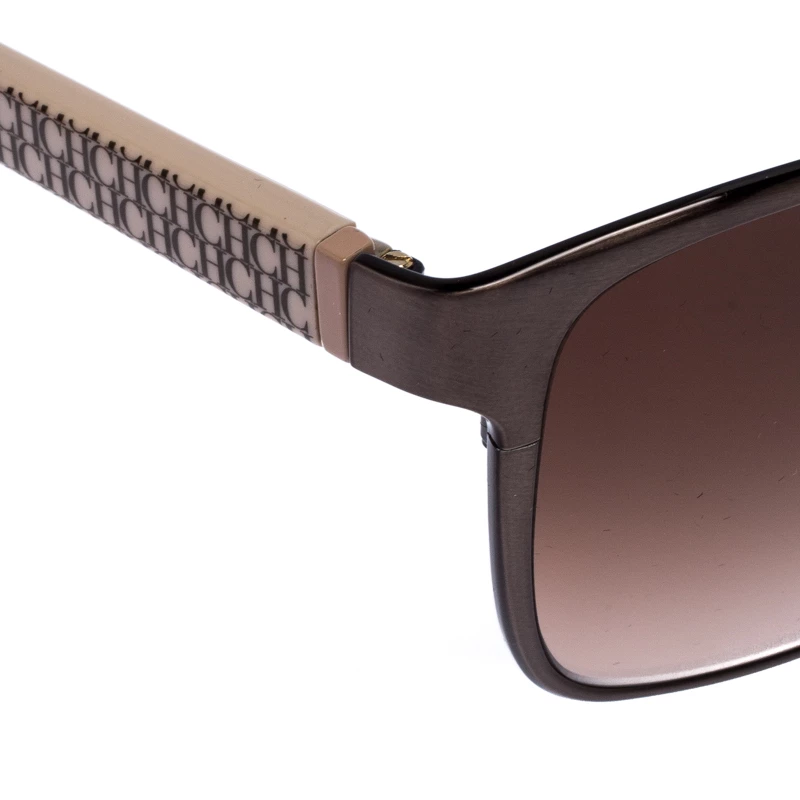 Carolina Herrera Brown/Beige Gradient SHE067 Square Sunglasses Women
