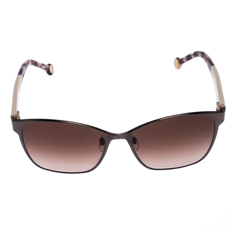 Carolina Herrera Brown/Beige Gradient SHE067 Square Sunglasses Women