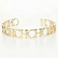 Carolina Herrera CH Open Golden Bracelet Women