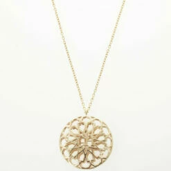 Carolina Herrera Medallion Necklace Women - Gold