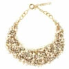 Carolina Herrera Faux Pearl Crystal Necklace Women - Gold