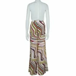 Carolina Herrera Multicolor Geometric Print Wide Leg Silk Pants M Women 14 Carolina Herrera Multicolor Geometric Print Wide Leg Silk Pants M Women -Carolina Herrera Shop luxury women carolina herrera new clothes p58501 003