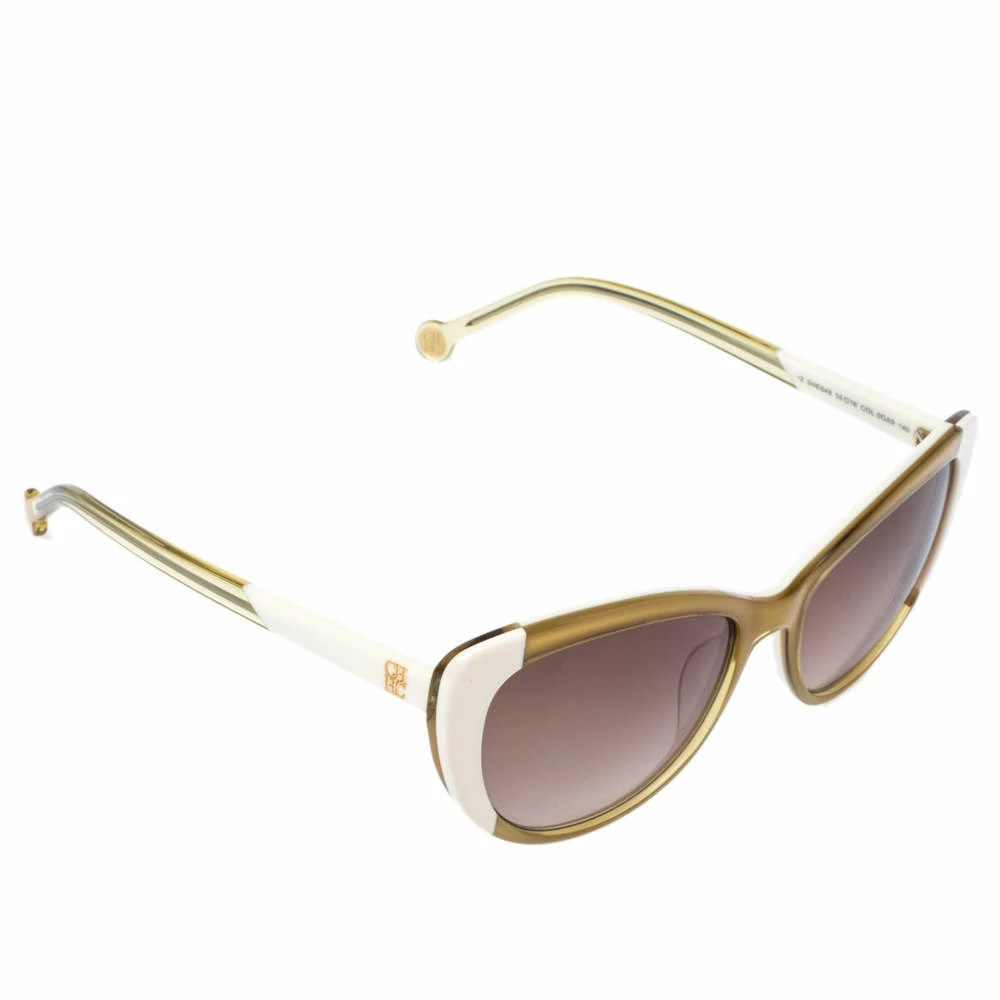 Carolina Herrera Bicolor/ Brown Gradient SHE648 Cateye Sunglasses Women