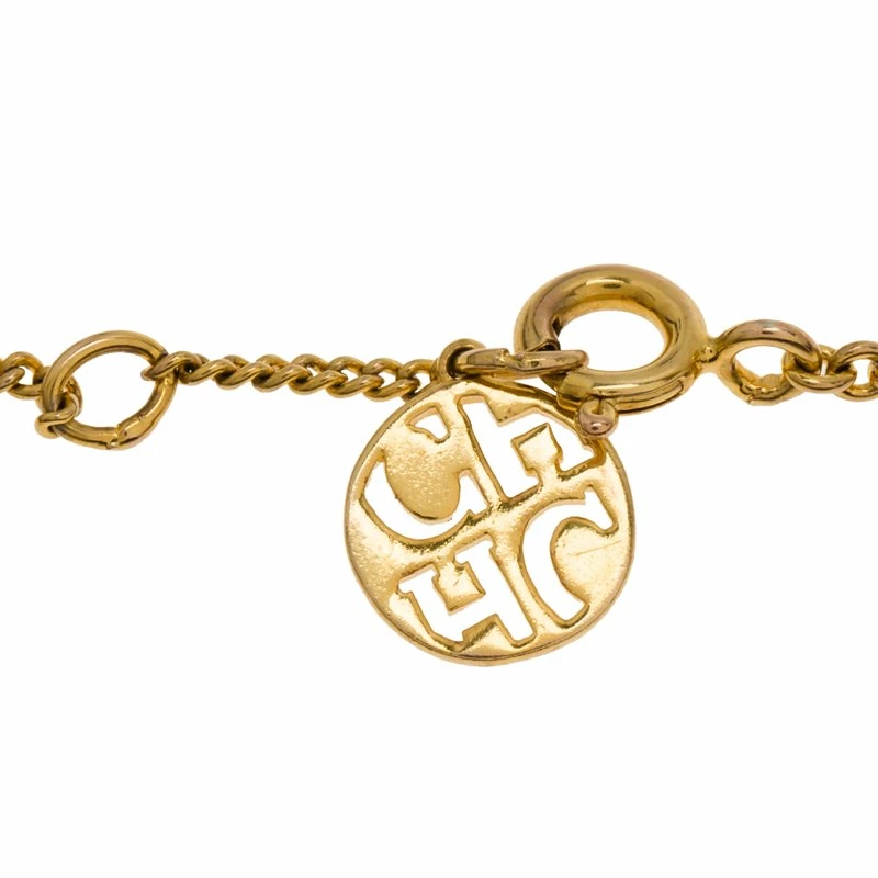 Carolina Herrera I Love CH Gold Tone Bracelet Women