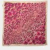 Carolina Herrera Pink Floral Print Silk Scarf Women