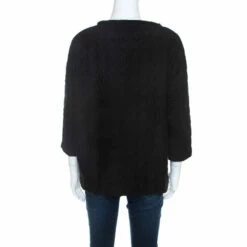 Carolina Herrera Black Stretch Neoprene Neck Bow Detail Top L Women -Carolina Herrera Shop luxury women carolina herrera used clothes p208680 003