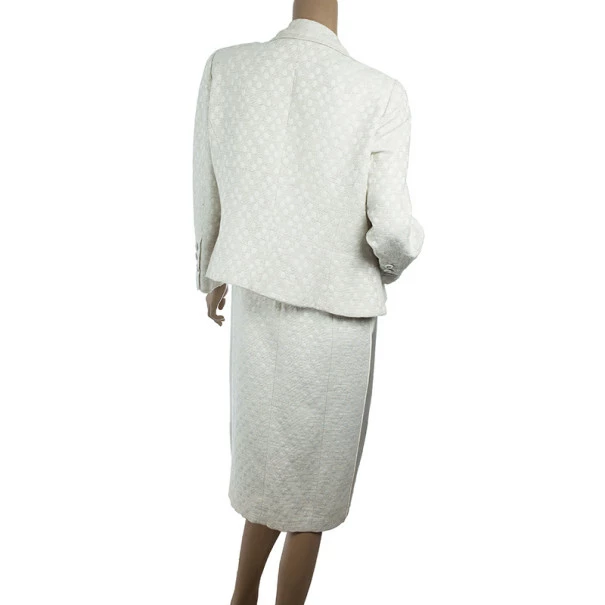 Carolina Herrera Dress Suit L Women - White