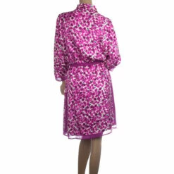 Carolina Herrera Floral Print Shirt Dress L Women - Pink 9 Carolina Herrera Floral Print Shirt Dress L Women - Pink -Carolina Herrera Shop luxury women carolina herrera used clothes p24218 0003