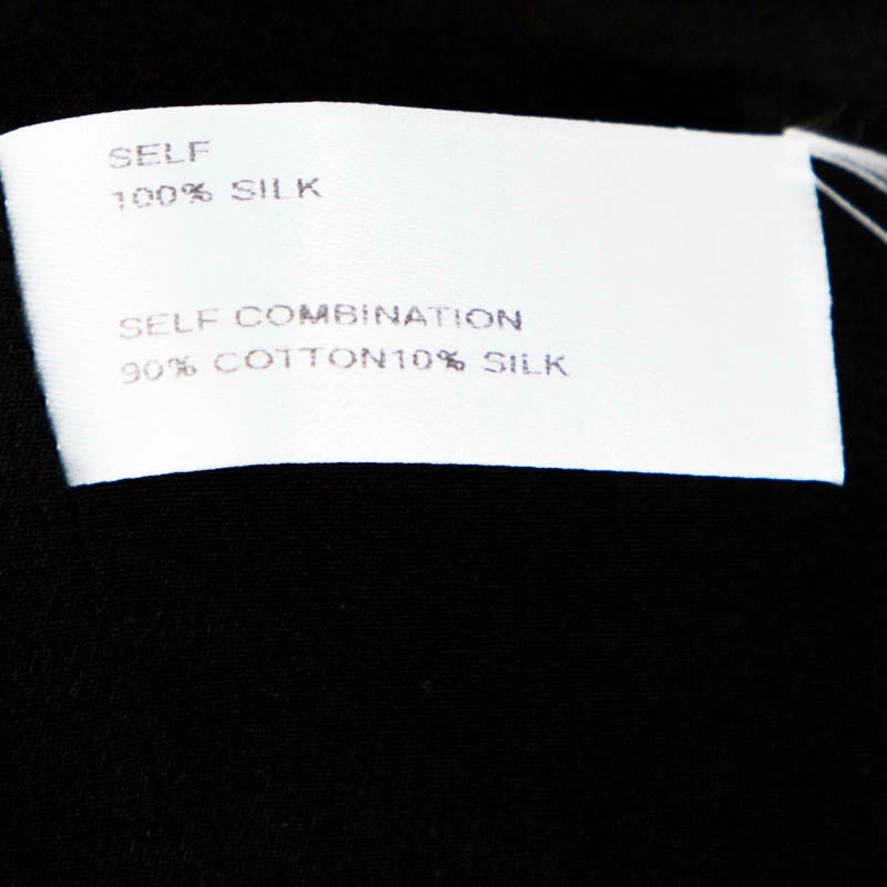 Carolina Herrera Monochrome Lace Print Silk One Shoulder Evening Gown M Women - Black