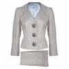 Carolina Herrera Beige Metallic Pant Suit M Women