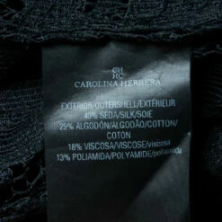 Carolina Herrera Black Lace Ruffled Trim Button Front Shrug M Women 11 Carolina Herrera Black Lace Ruffled Trim Button Front Shrug M Women -Carolina Herrera Shop luxury women carolina herrera used clothes p527571 005