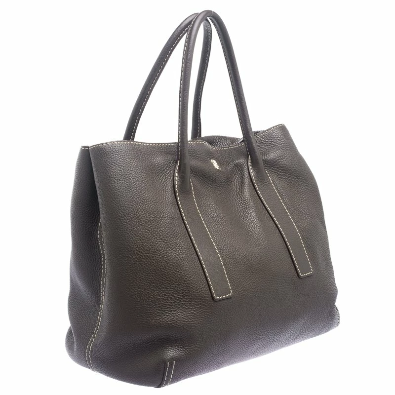 Carolina Herrera Brown Leather Tote Women