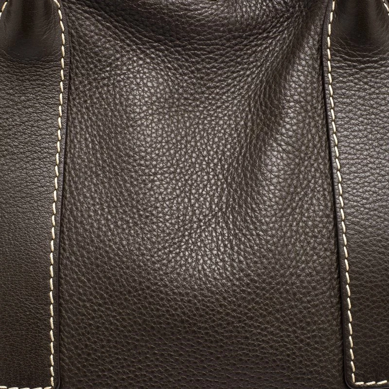 Carolina Herrera Brown Leather Tote Women
