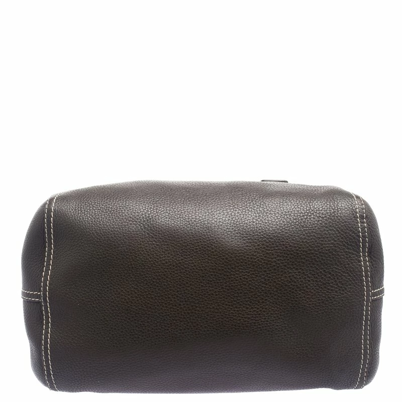 Carolina Herrera Brown Leather Tote Women