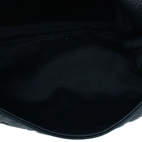 Carolina Herrera Black Leather Audrey Shoulder Bag Women