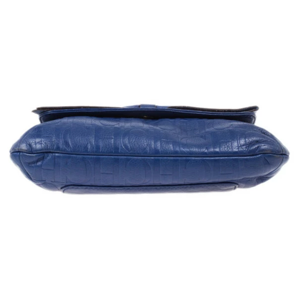 Carolina Herrera Blue Leather Small Audrey Women