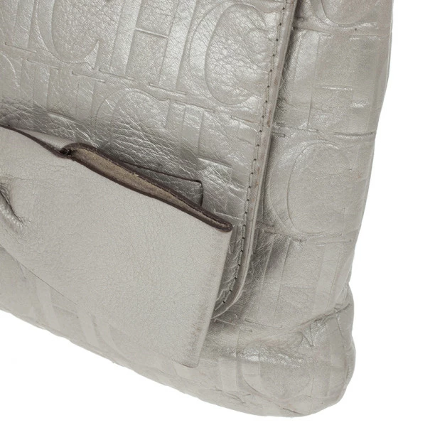 Carolina Herrera Silver Audrey Shoulder bag Women