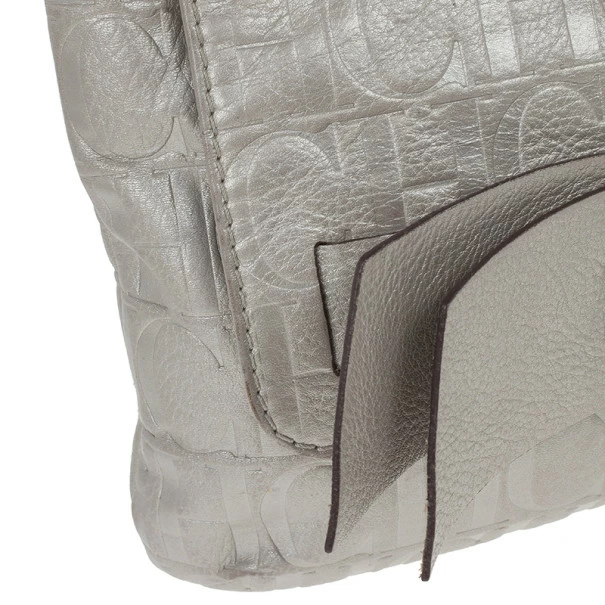 Carolina Herrera Silver Audrey Shoulder bag Women