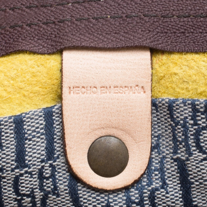 Carolina Herrera Yellow Monogram Leather Large Andy Boston Bag Women