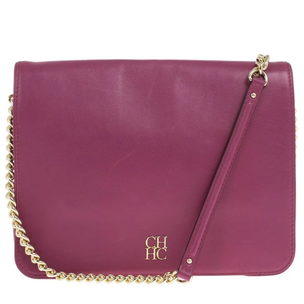 Carolina Herrera Fushia Pink Leather New Baltazar Women