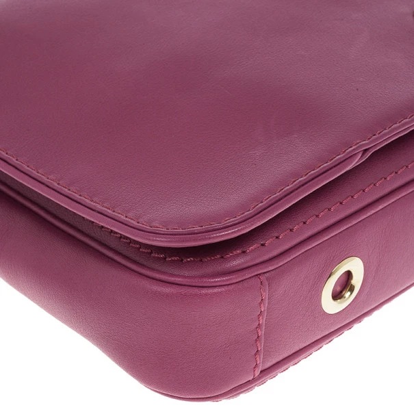 Carolina Herrera Fushia Pink Leather New Baltazar Women