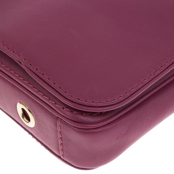 Carolina Herrera Fushia Pink Leather New Baltazar Women