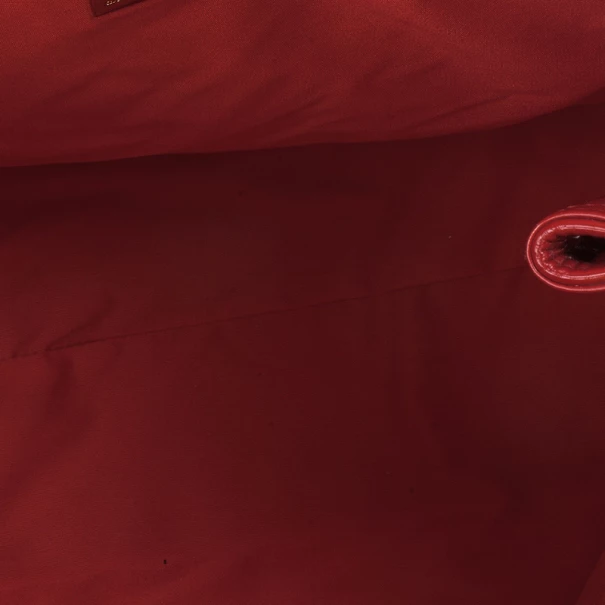 Carolina Herrera Red Patent Leather Bernardine Tote Women