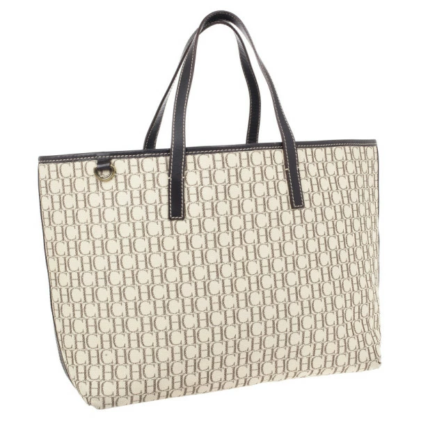 Carolina Herrera Monogram Canvas Shopper Tote Women - Brown