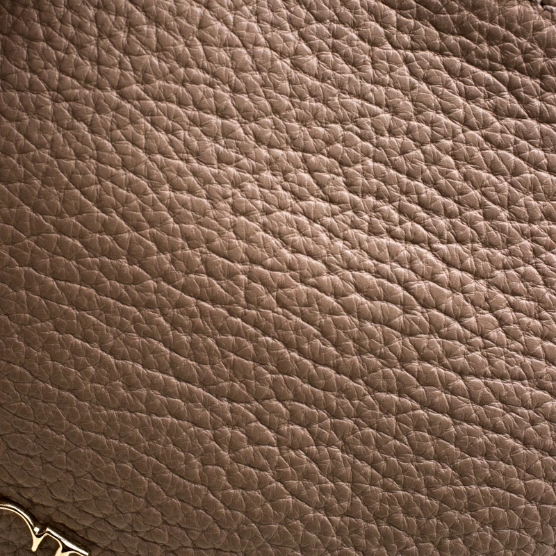 Carolina Herrera Beige Leather Maria Shoulder Bag Women