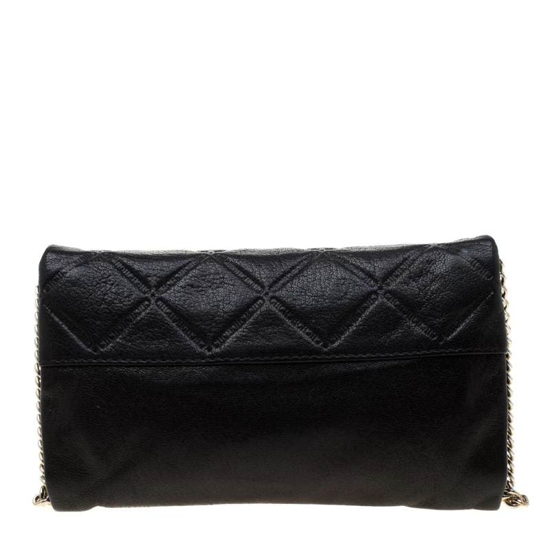 Carolina Herrera Black Leather Crossbody Bag Women