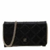 Carolina Herrera Black Leather Crossbody Bag Women