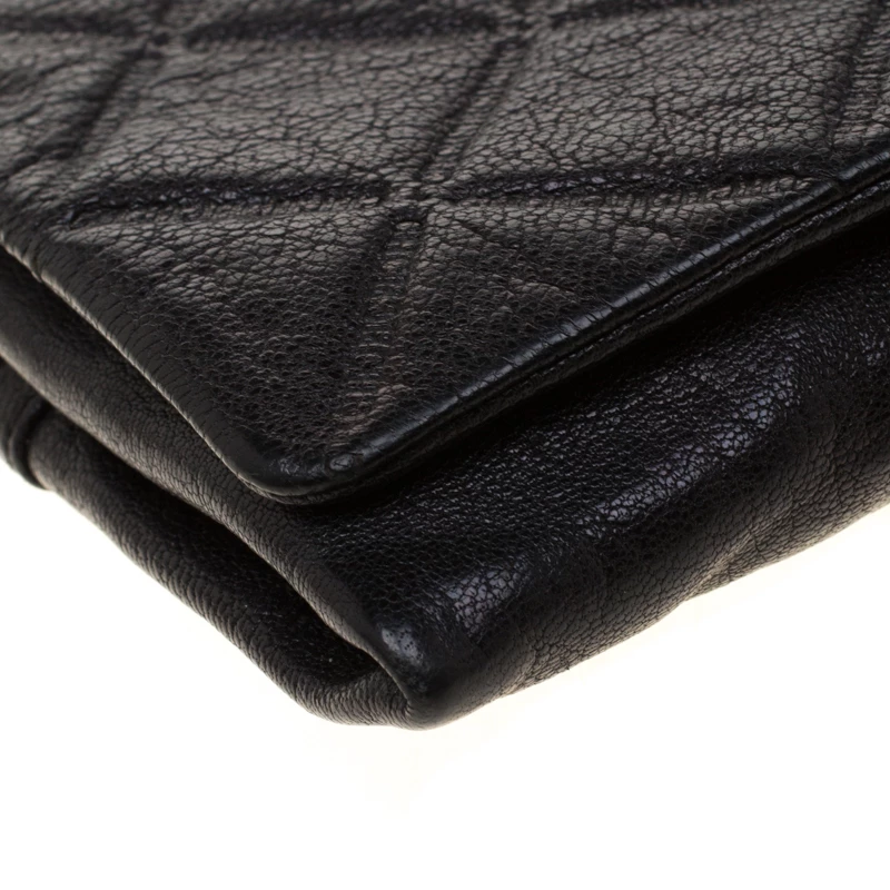 Carolina Herrera Black Leather Crossbody Bag Women