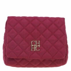 Carolina Herrera Red Quilted Flap Bag Women