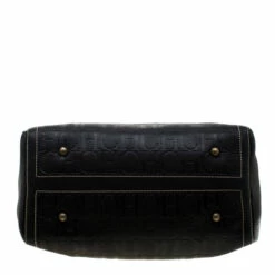 Carolina Herrera Black Leather Large Andy Boston Bag Women -Carolina Herrera Shop luxury women carolina herrera used handbags p194190 012