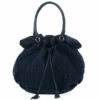Carolina Herrera Drawstring Monogram Shoulder Bag Women - Navy Blue