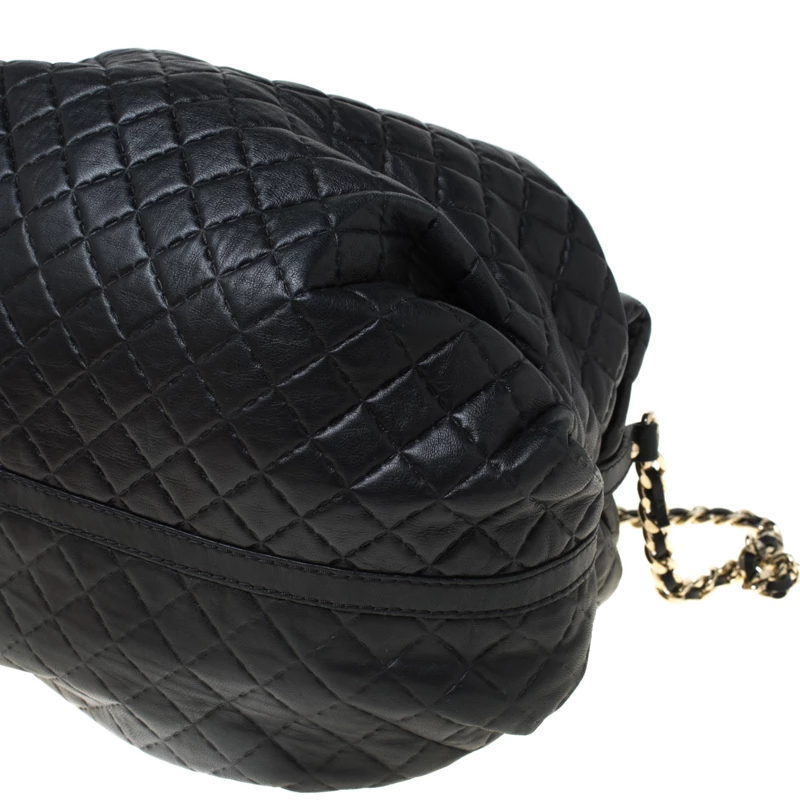 Carolina Herrera Black Quilted Leather Chain Satchel Women 12 Carolina Herrera Black Quilted Leather Chain Satchel Women - Image 12