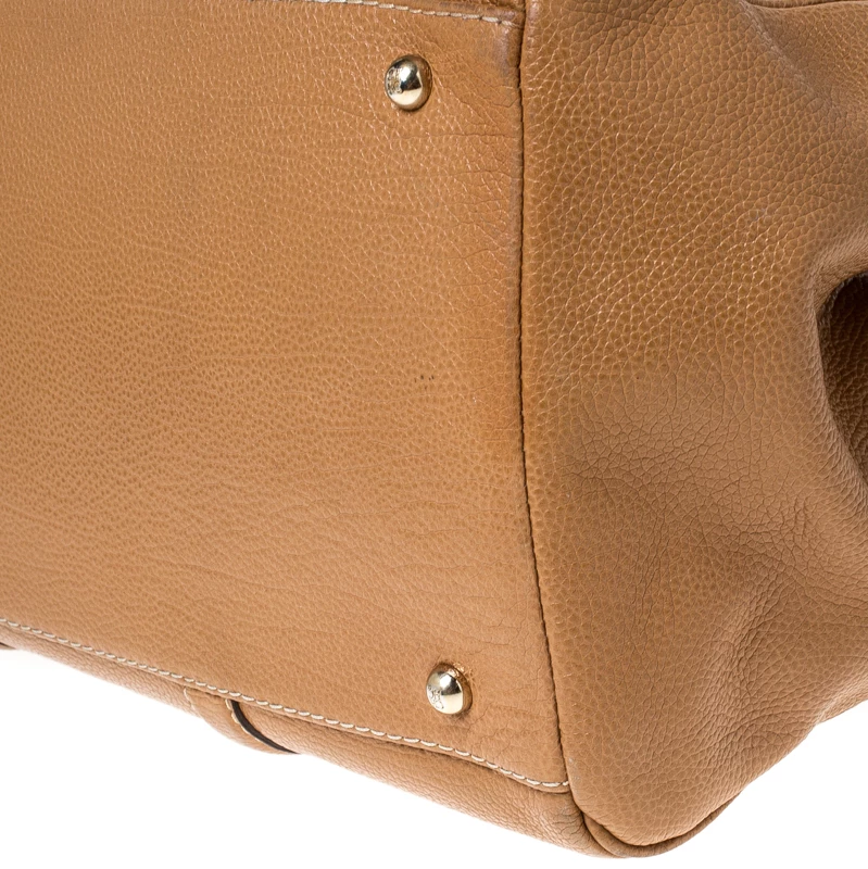 Carolina Herrera Caramel Leather Matteo Tote Women - Brown