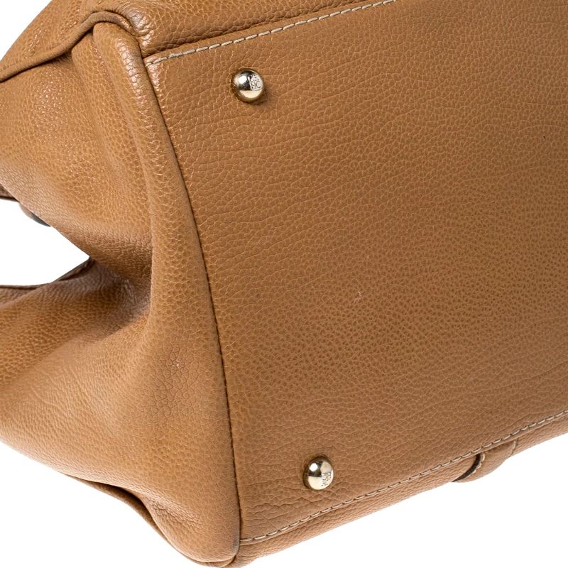 Carolina Herrera Caramel Leather Matteo Tote Women - Brown