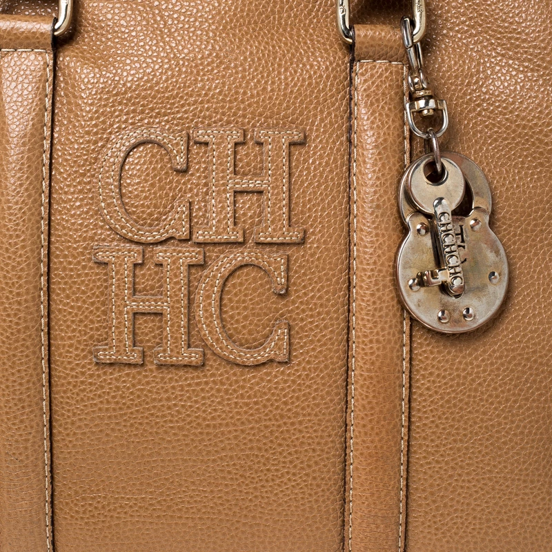 Carolina Herrera Caramel Leather Matteo Tote Women - Brown